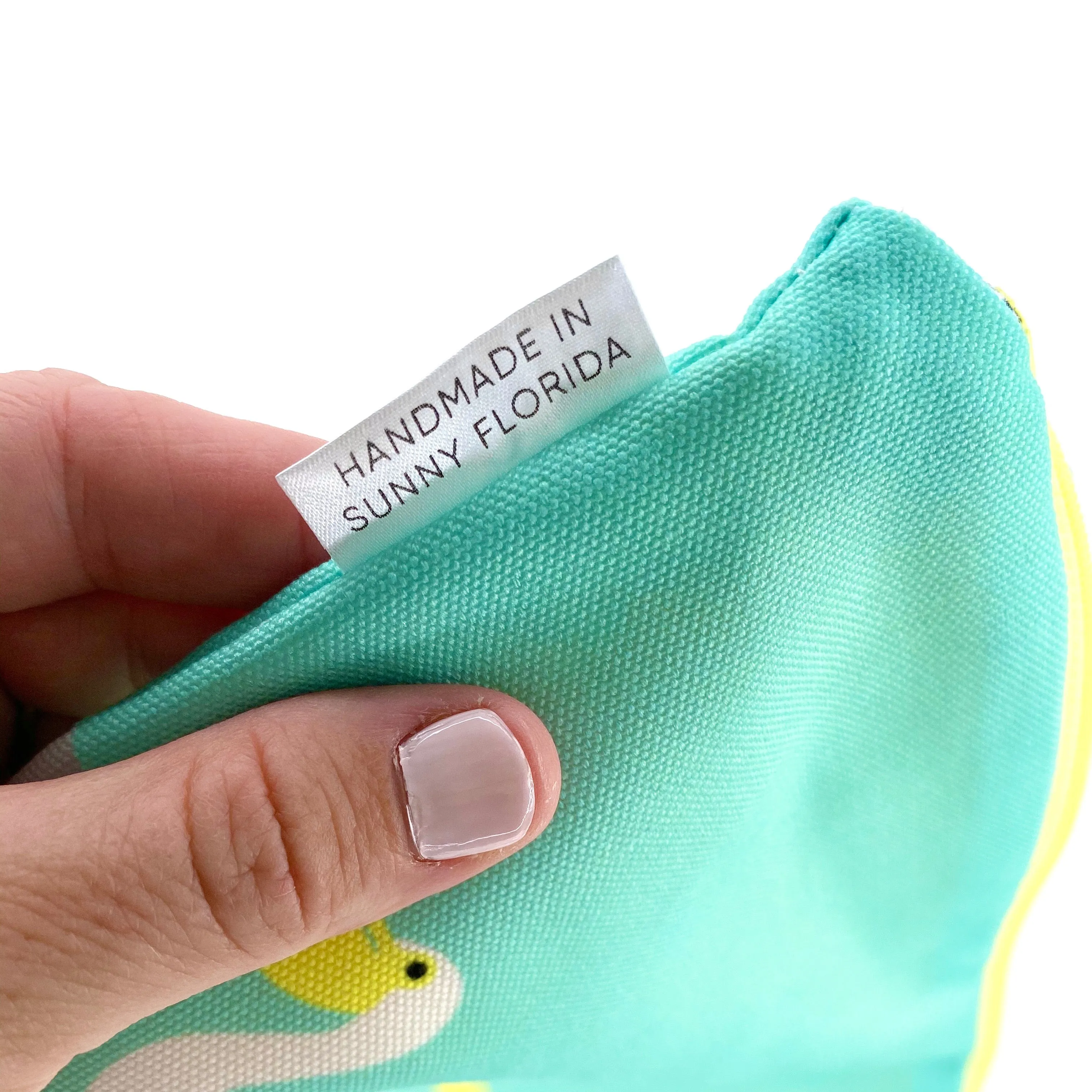 Pelican Peers in Blue   Grey, Water-Resistant Wet Bag