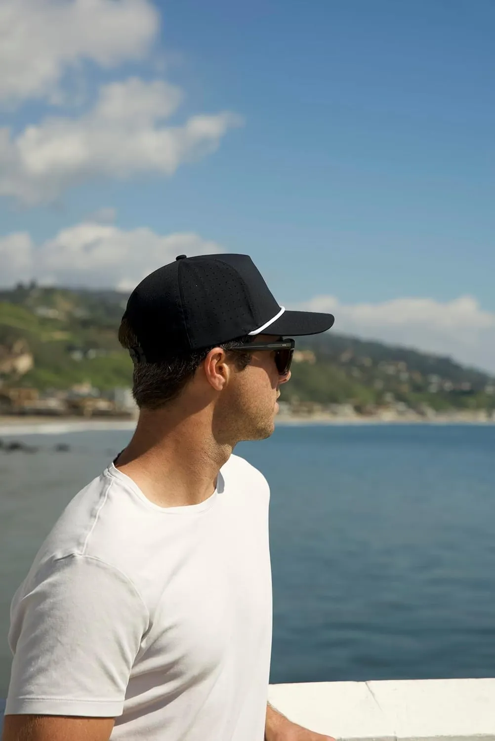Performance Hydro UPF 50 Baseball Hat | Golf | Pickleball | Running | Hiking | Gym | Trucker | Mesh | One Size Rope Cap