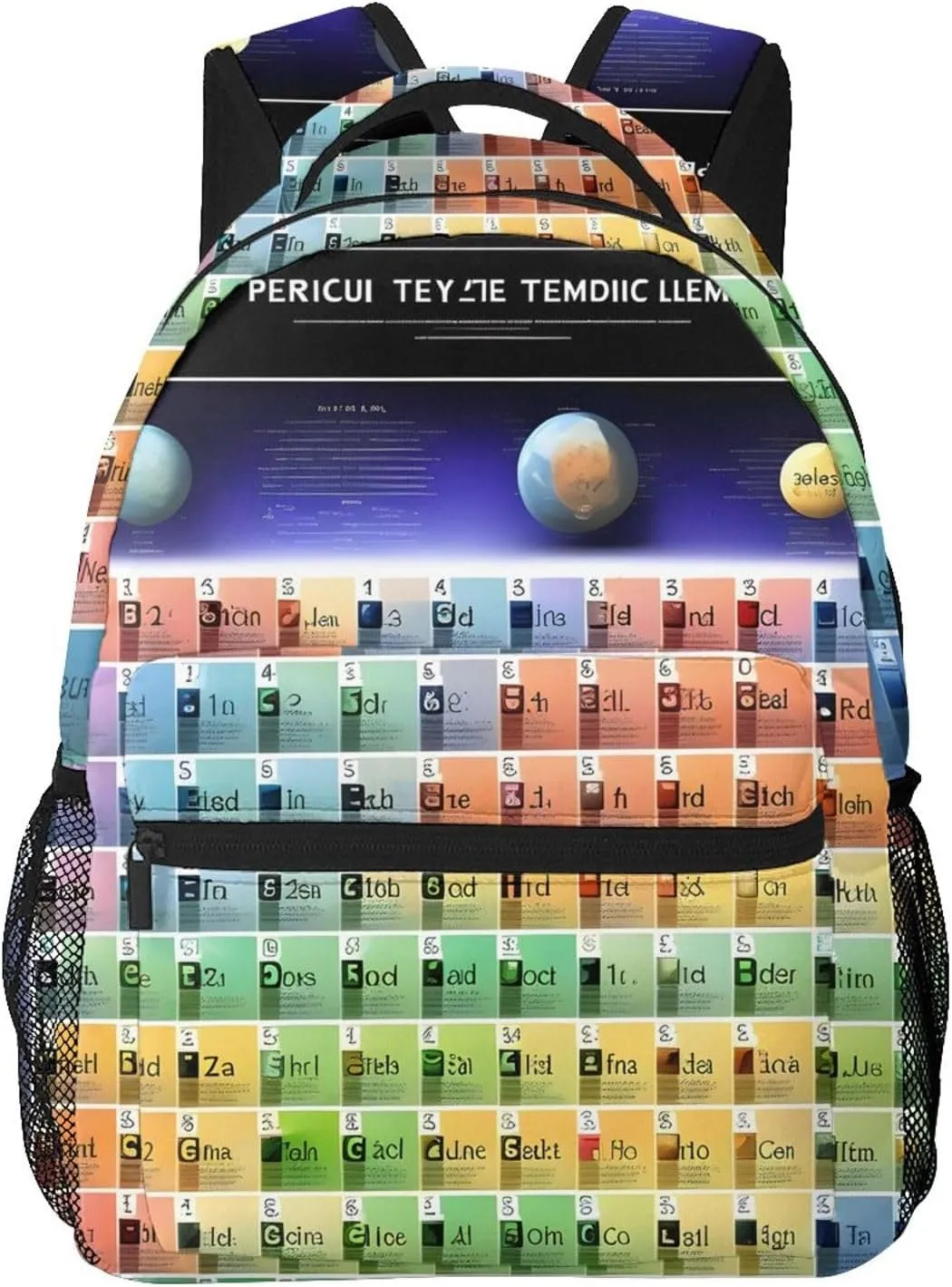 Periodic Table Of Elements Print Laptop Backpack Stylish Bookbag College Daypack Travel Business Work Bag For Men Women