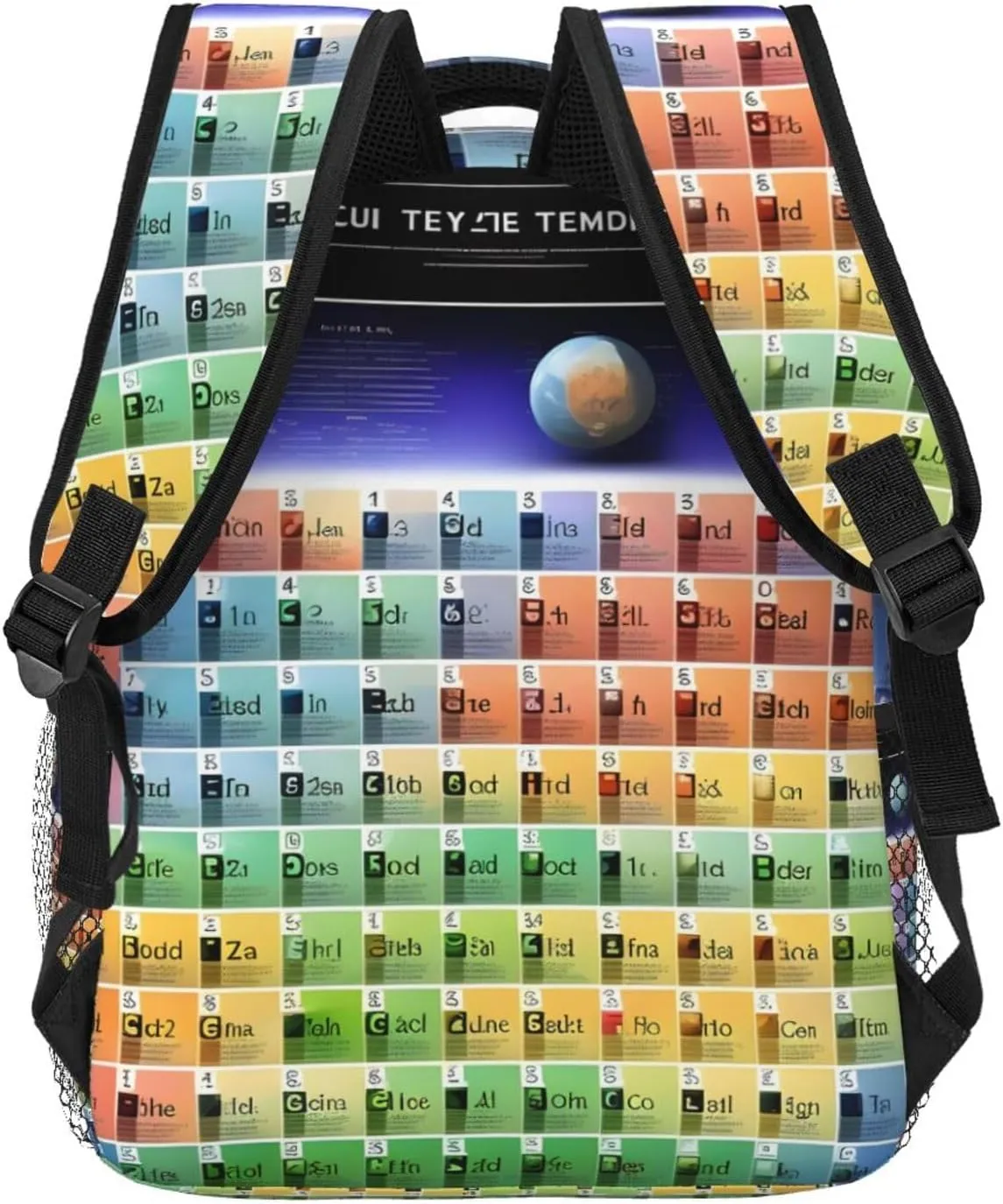 Periodic Table Of Elements Print Laptop Backpack Stylish Bookbag College Daypack Travel Business Work Bag For Men Women