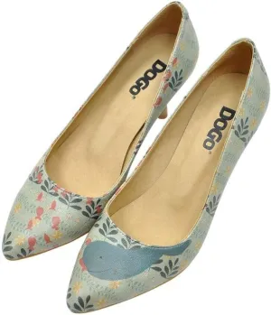 Personalize Your Life Women Fashion - Dogoletto Printed Heels - Vegan, Environmentally Friendly, Handmade - Breathable Design