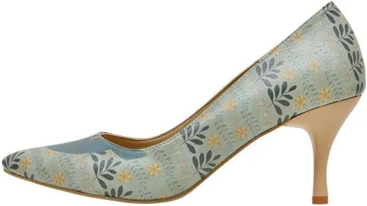 Personalize Your Life Women Fashion - Dogoletto Printed Heels - Vegan, Environmentally Friendly, Handmade - Breathable Design