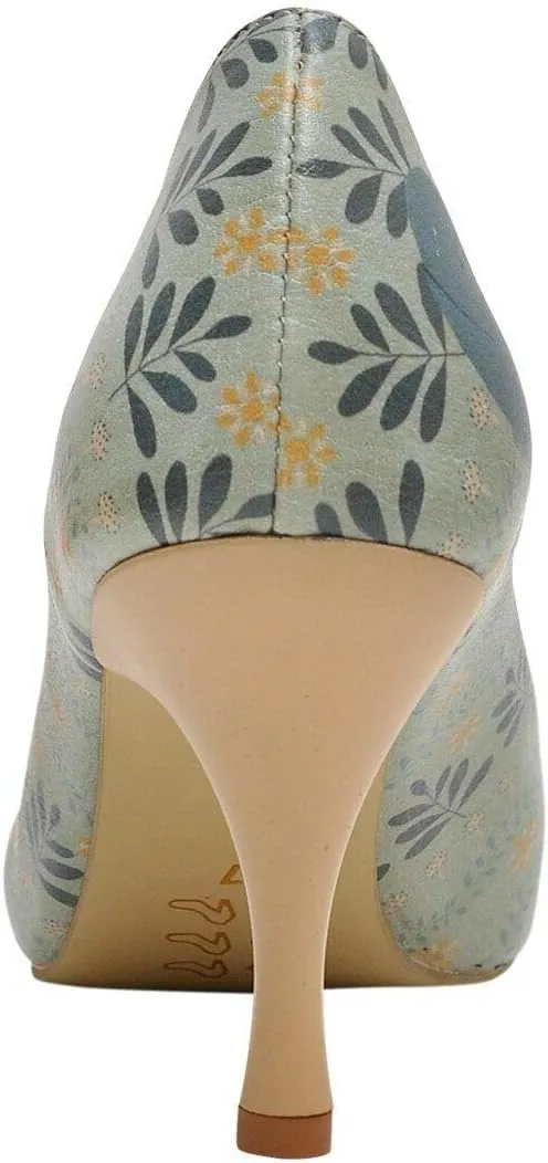 Personalize Your Life Women Fashion - Dogoletto Printed Heels - Vegan, Environmentally Friendly, Handmade - Breathable Design