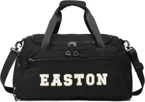 Personalized Duffel Bag with Name | Oxford Cloth Gym Bag with Shoes and Wet Pockets, Sports Bag Weekender Overnight Bag for Traveling for Women Men(Black)