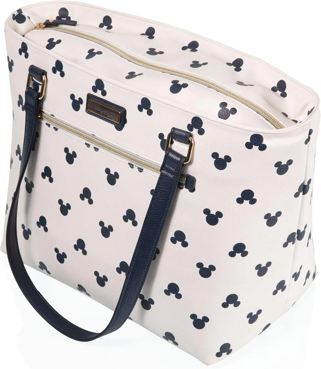 PICNIC TIME Disney Lilo & Stitch Uptown Cooler Tote Bag, Insulated Lunch Bag, Stylish Beach Bag Soft Cooler, (Black)