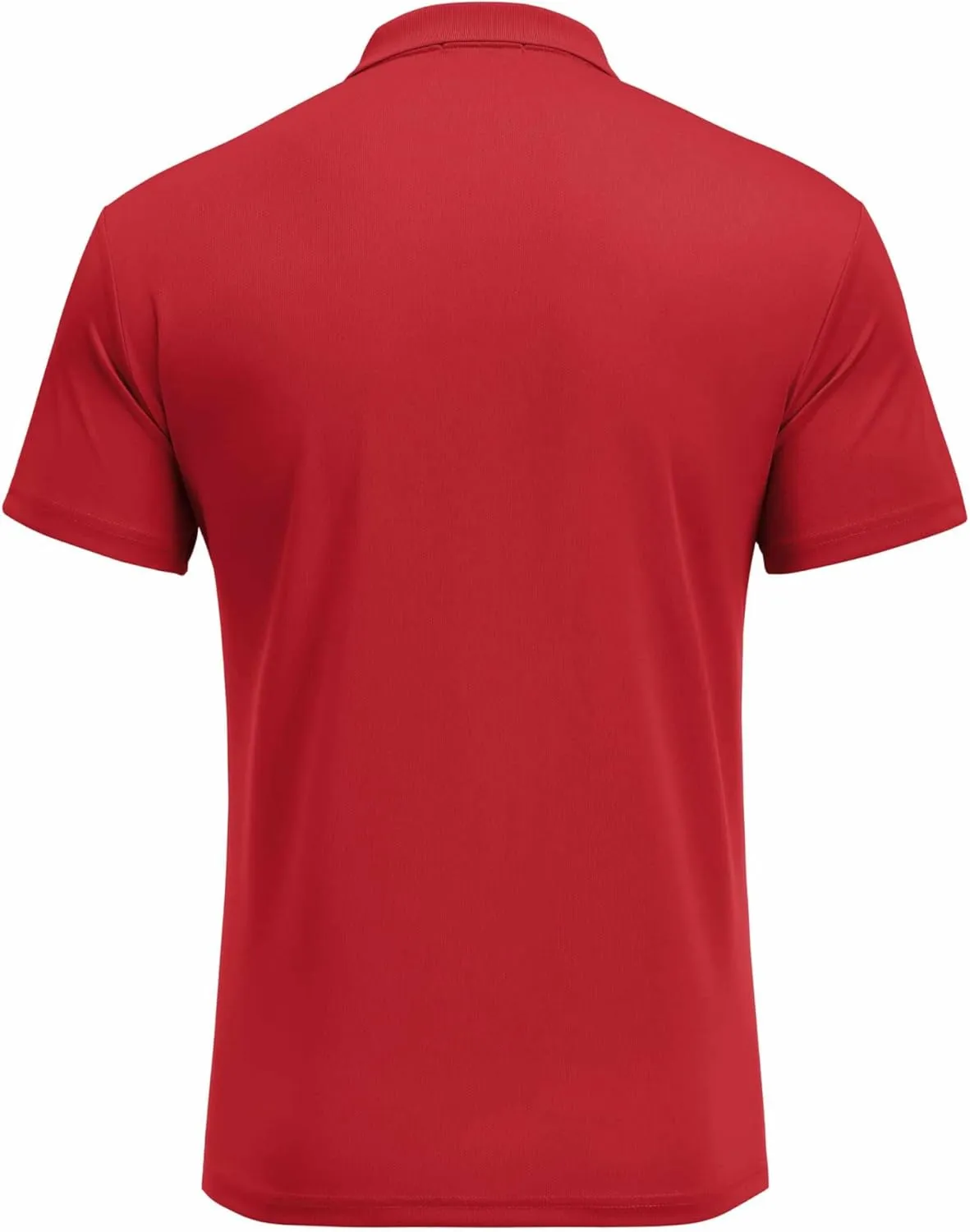 PINSPARK Golf Polo Shirts for Men Quick Dry Short Sleeve Collared Shirt Slim Fit Casual Solid Stylish Polos Shirt