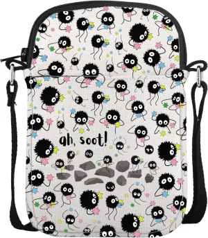 POFULL Anime Inspired Gift Anime Lover Crossbody Bag