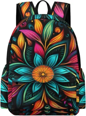 Polish Traditional Folk Art Laptop Backpack for Women Men Cute Shoulder Bag Printed Daypack for Travel Sports Work