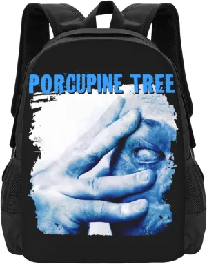 Porcupine Rock Tree Band Backpack Large Capacity Backpacks Minimalist Leisure Travel Daypack 12.5X5.5X16.5 inch