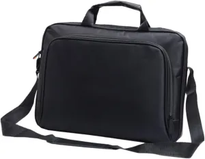 Portable Bag Durable Cloth Case with Inner Divider Business Briefcase for Work and Travel Stylish Handheld Shoulder Carry