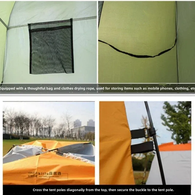 Portable Privacy Shower Tent – Waterproof Changing Room for Camping, Beach, and Hiking