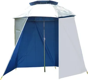 Portable Shade Tent Canopy - All-Weather Shade Tent for Camping or Beach, Foldable Shelter Cover | Sunproof Wind Barrier Umbrella Accessory Waterproof Fabric Wrap for Outdoor Activities and Relaxation