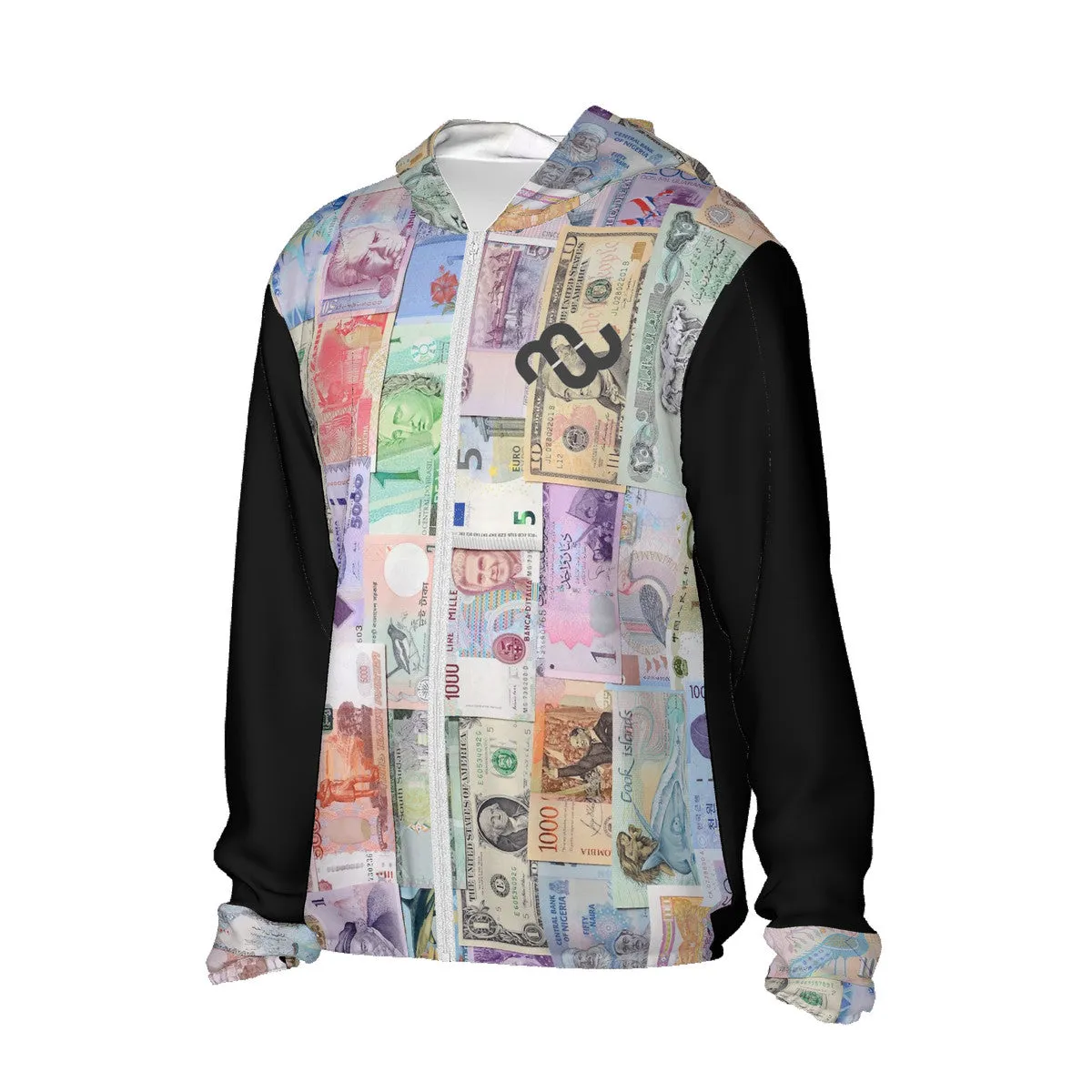 Premium at a great Money Currency Lightweight Hoodie HC_F1 Bushae Eco-friendly technology Protective Sun Zipper