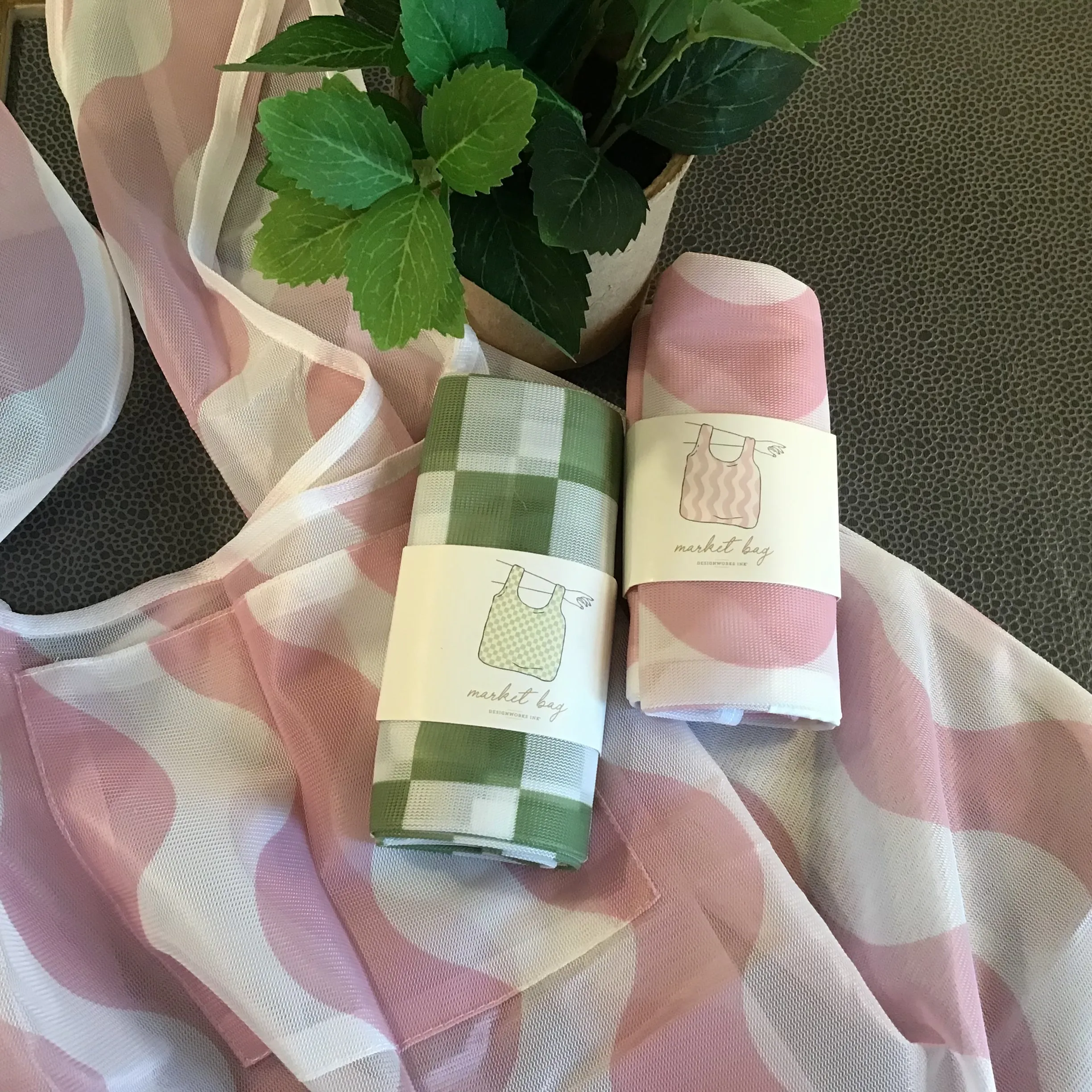 Printed Market Bags | 2 Styles