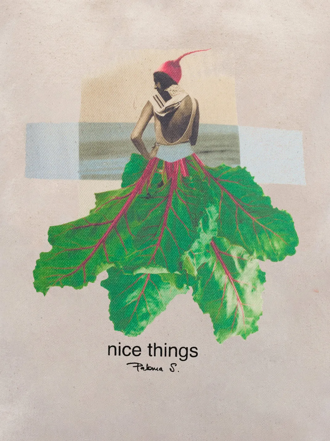 Printed shopping bag "greenery"