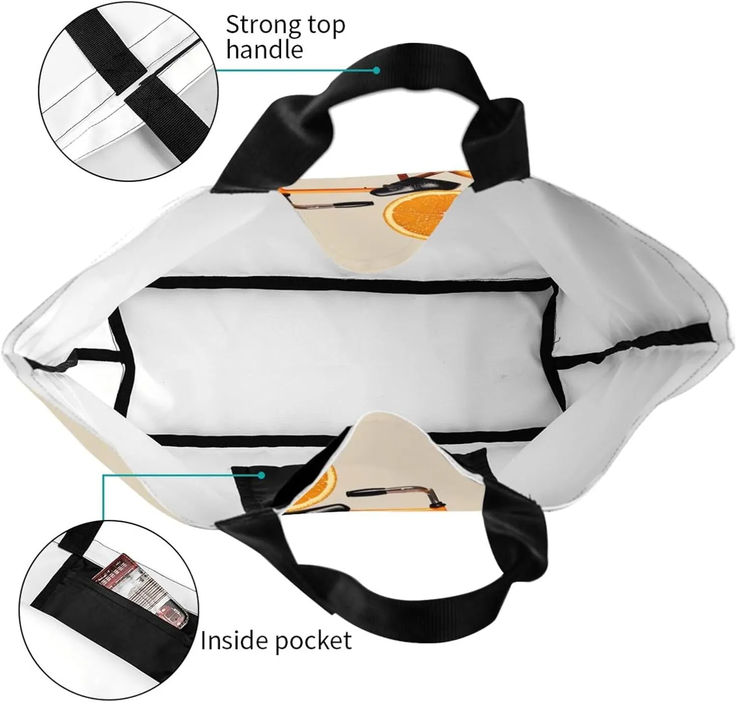 Programming Code Printed Shoulder Bag for Women Casual Handbag Shopping Bag