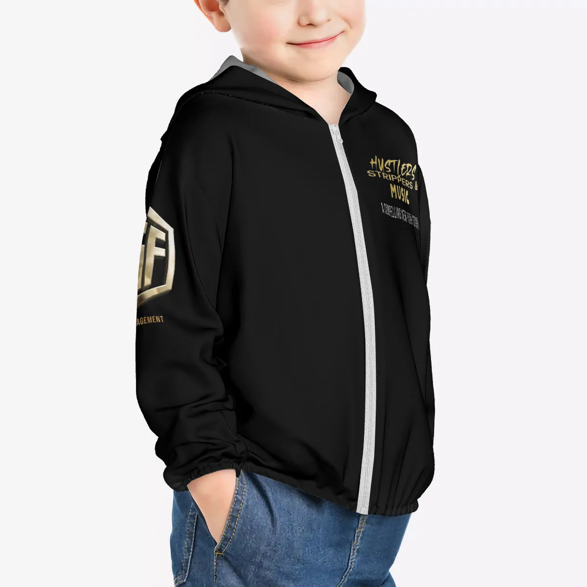 Protective HC_F2 International delivery Hoodie Hsm Kids Performance-optimized Lightweight Zipper Sun