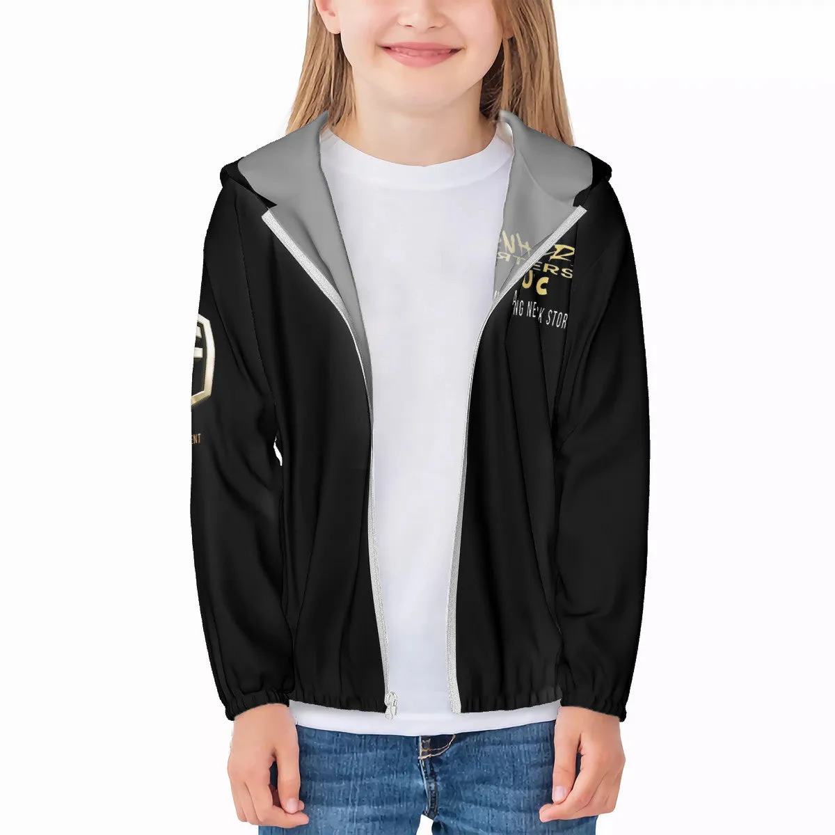 Protective HC_F2 International delivery Hoodie Hsm Kids Performance-optimized Lightweight Zipper Sun