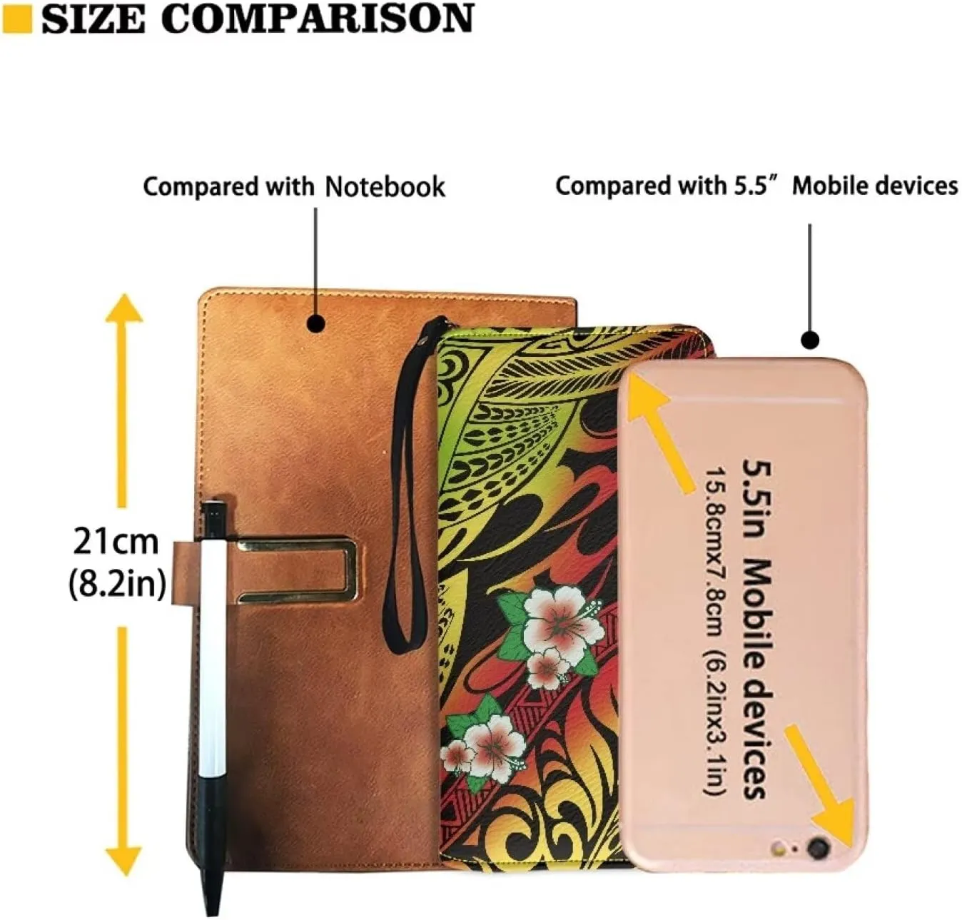 PU Leather Purse Samoan Polynesian Tribal Large Capacity Tote Bag Shoulder Bags Wallet Set 2pcs Shoulder Bags