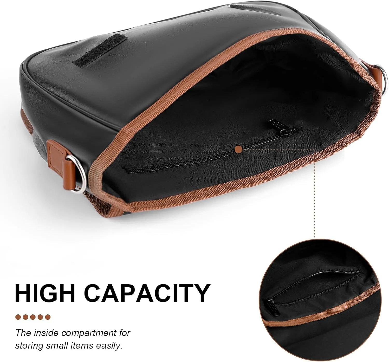 PU Leather Shoulder Bag, Fashion Casual Lightweight Crossbody Bag with Adjustable Strap for Women