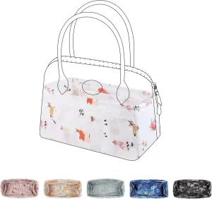 Purse Organizer Insert Fits Bolide 21/25/27/31/35/1923 bags, Lightweight Bag Shaper Liner for Women Luxury Handbag Tote, Soft Inner Bag (BL31, Cat Paradise)