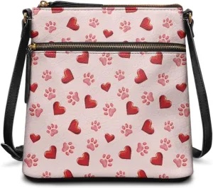 Purses for Women Shoulder Bag Trendy Large Capacity with Zipper Leather Purse Cross Body Handbag