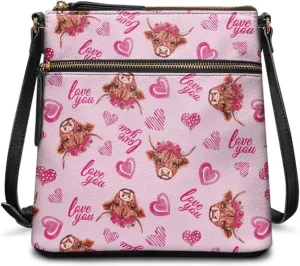 Purses for Women Shoulder Bag Trendy Large Capacity with Zipper Leather Purse Cross Body Handbag