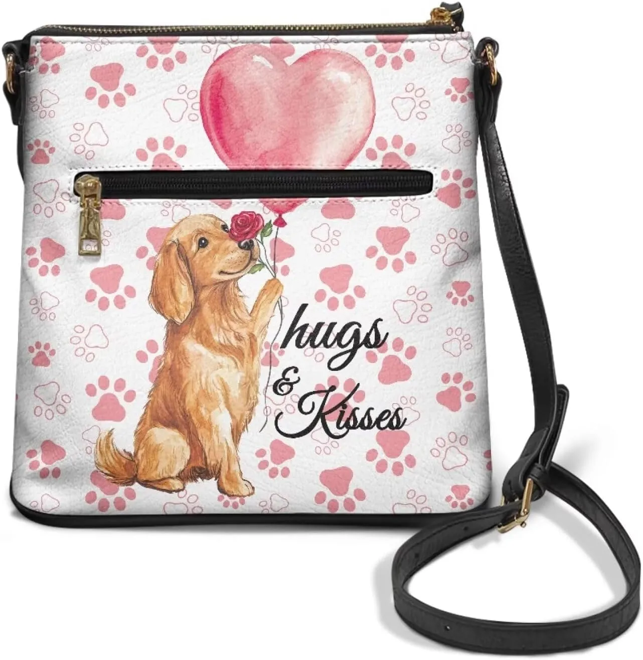 Purses for Women Shoulder Bag Trendy Large Capacity with Zipper Leather Purse Cross Body Handbag