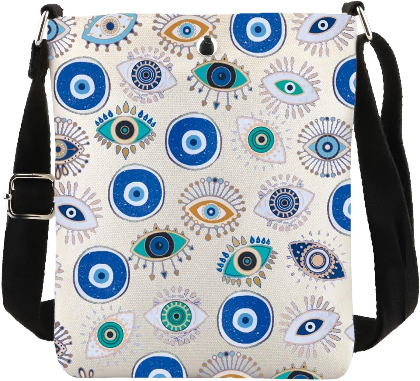 PWHAOO Eye Inspired Gift Eye Design Crossbody Bag Mystical Witchy Boho Travel Bag Protective Eye Gift