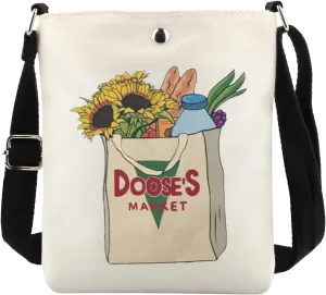 PWHAOO TV Show Inspired Gift Market Crossbody bag TV Show Fans Travel Bag TV Show Merchandise TV Show Fandom Gift