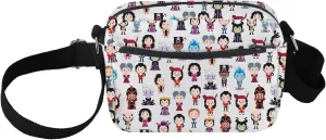 PXTIDY Evil Villains Group Crossbody Bag Villain Gang Halloween Queen Evil Halloween Party Favors Crossbody Purse Witch Gifts