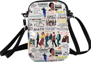 PXTIDY Funny Teacher TV Show Crossbody Bag Principal Janine Fan Gift TV Show Merchandise Cross Body Handbag
