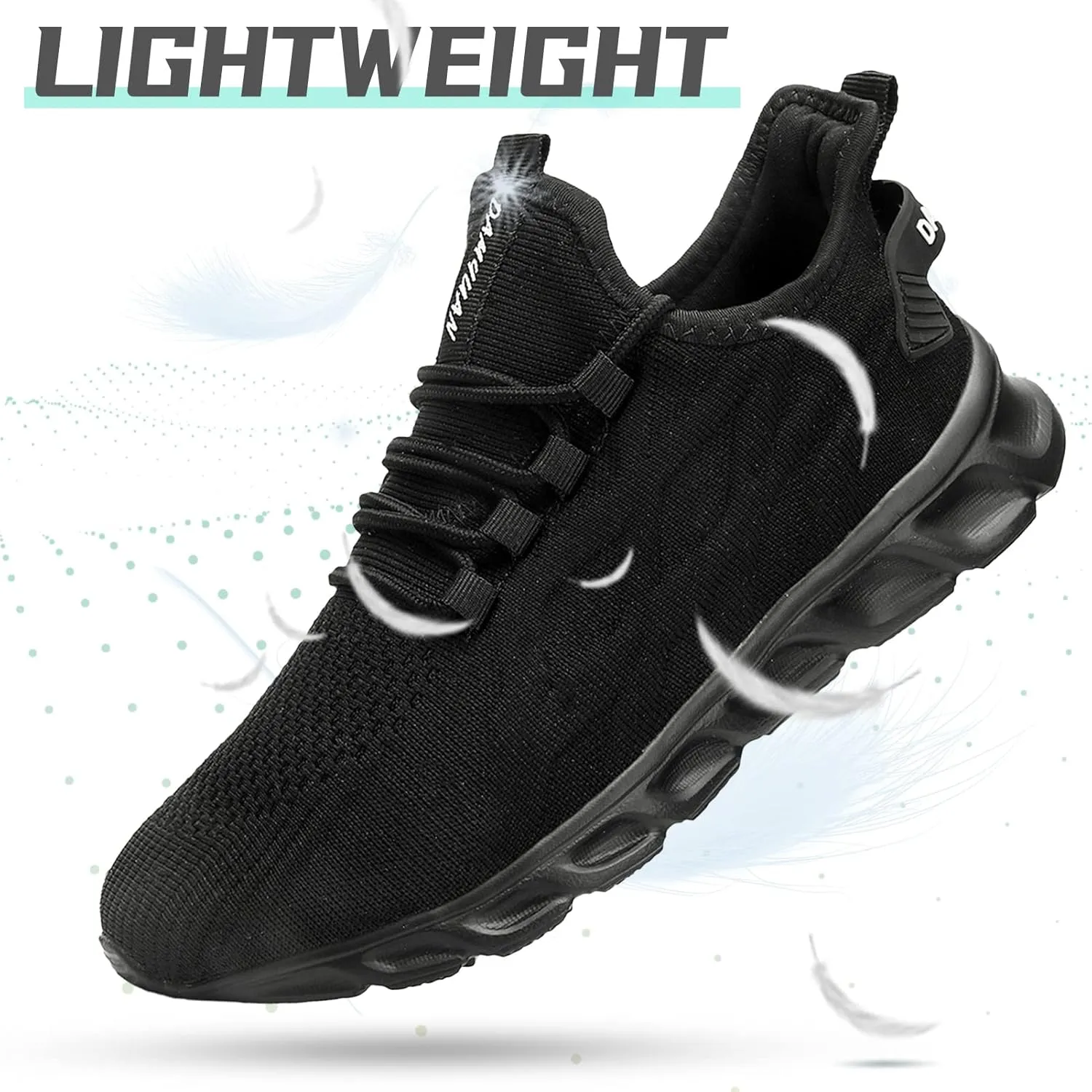 QIJGS Running Shoes for Men Gym Tennis Athletic Mesh Sneakers Lightweight Sports Fashion Workout Casual Shoes