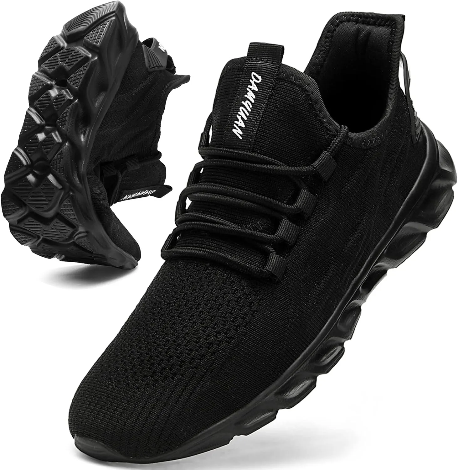 QIJGS Running Shoes for Men Gym Tennis Athletic Mesh Sneakers Lightweight Sports Fashion Workout Casual Shoes