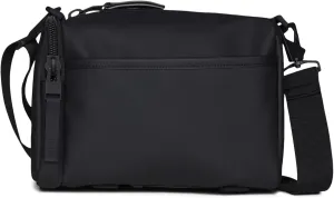 RAINS Black Texel Waterproof Crossbody Bag – Versatile Unisex Sling Bag and Fanny Bag Stylish for Men and Women