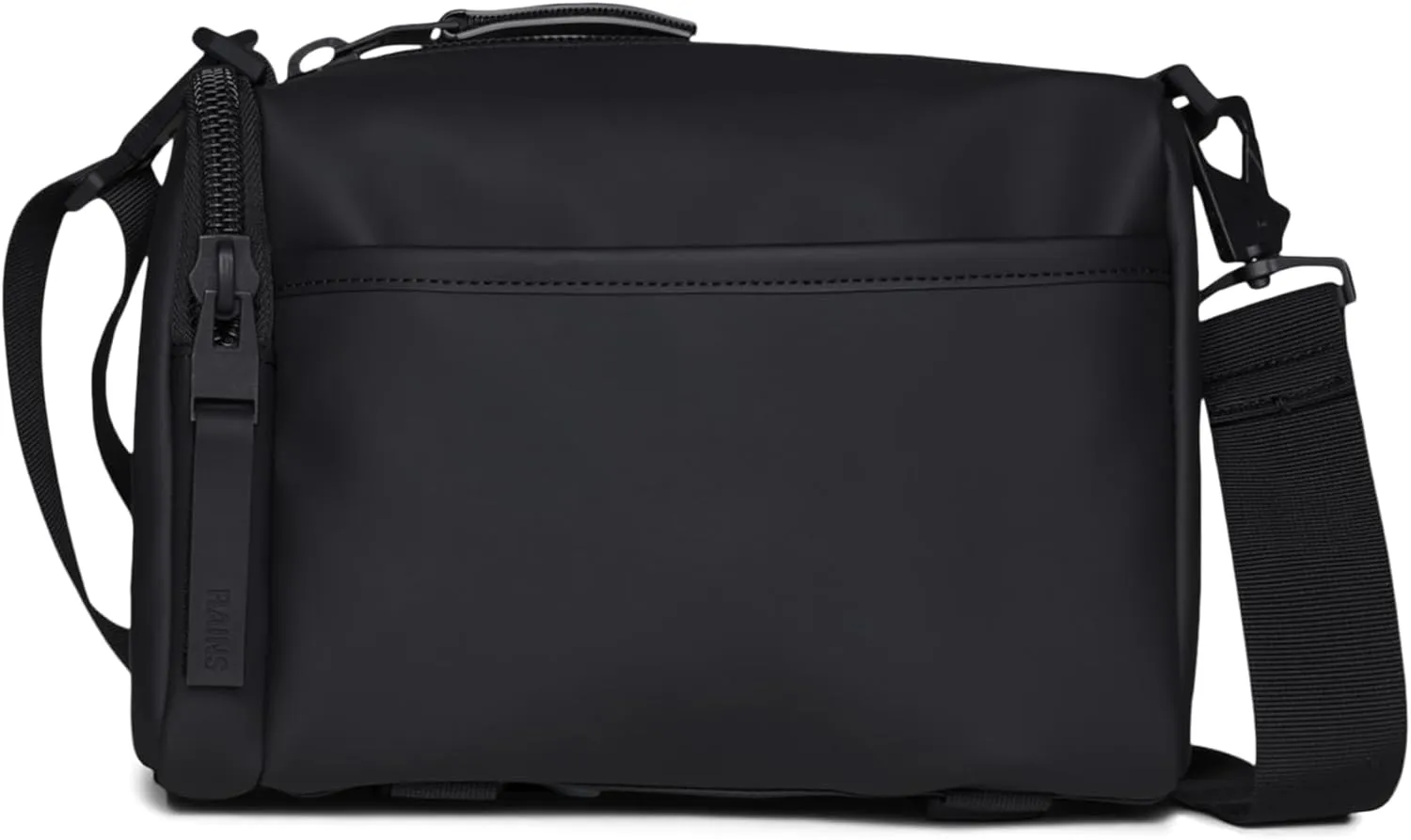 RAINS Black Texel Waterproof Crossbody Bag – Versatile Unisex Sling Bag and Fanny Bag Stylish for Men and Women