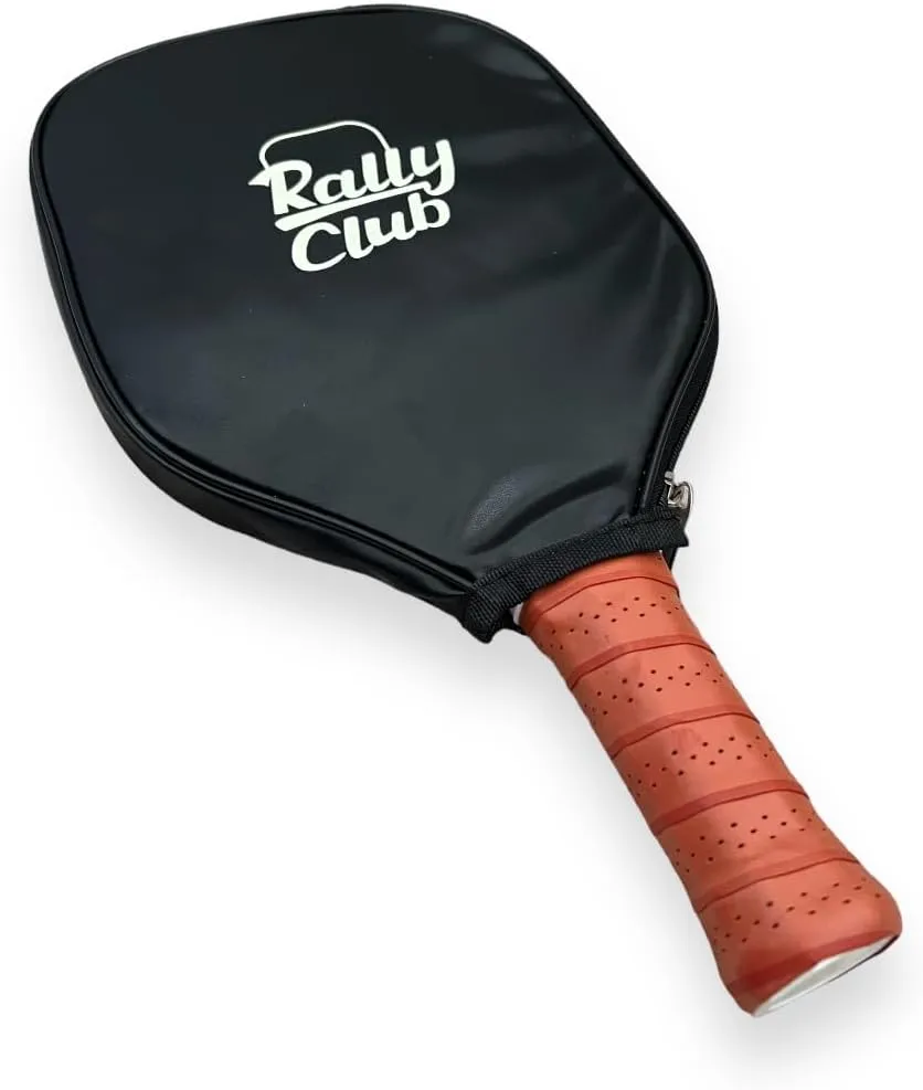 Rally Club Pickleball Paddles for Men Women | Carbon Fiber Polymer Honeycomb Composite Core | Lightweight Durable | Uniquely Designed Stylish for Singles Doubles