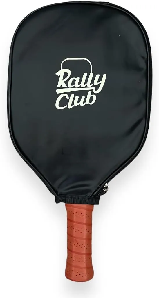 Rally Club Pickleball Paddles for Men Women | Carbon Fiber Polymer Honeycomb Composite Core | Lightweight Durable | Uniquely Designed Stylish for Singles Doubles
