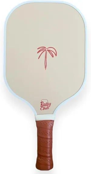 Rally Club Pickleball Paddles for Men Women | Carbon Fiber Polymer Honeycomb Composite Core | Lightweight Durable | Uniquely Designed Stylish for Singles Doubles