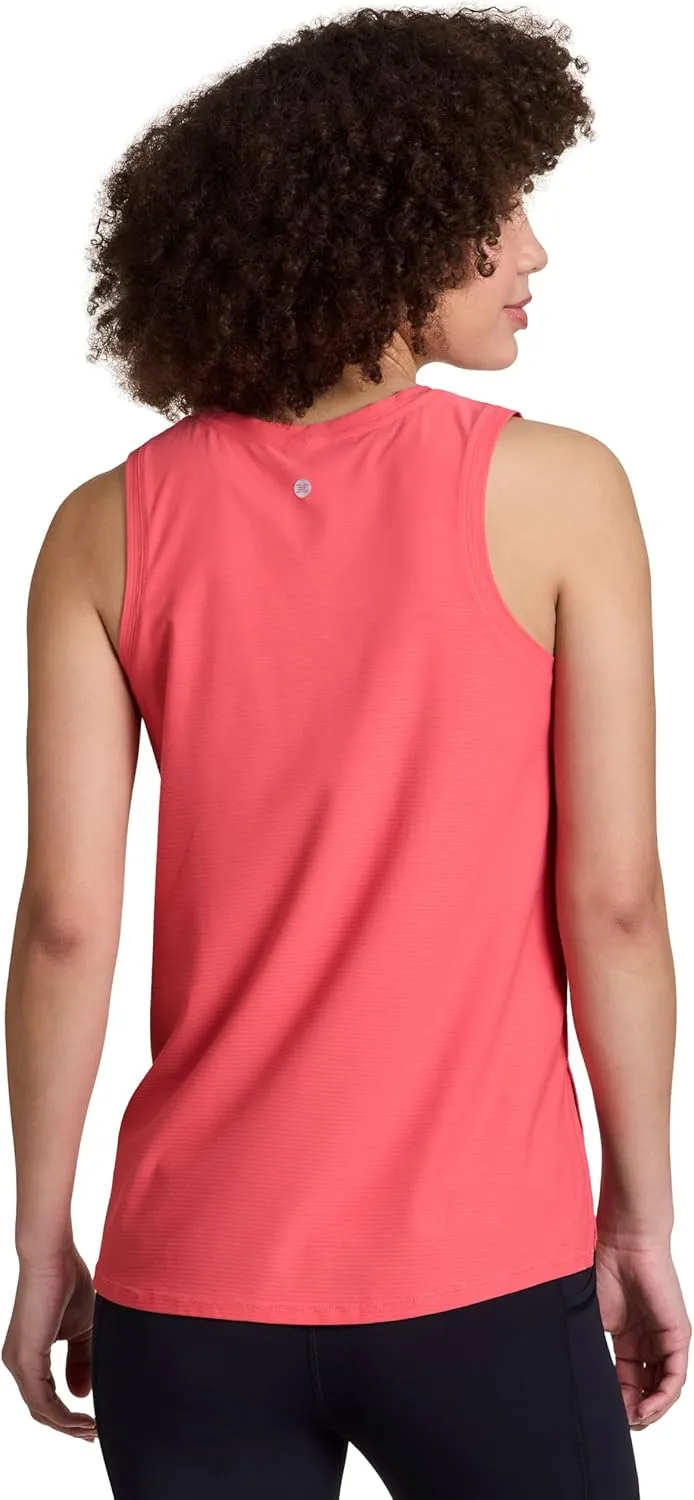 RBX Active Women's Airy Breathable Workout Top, Lightweight Quick Drying Gym Tank Top with Side Vents