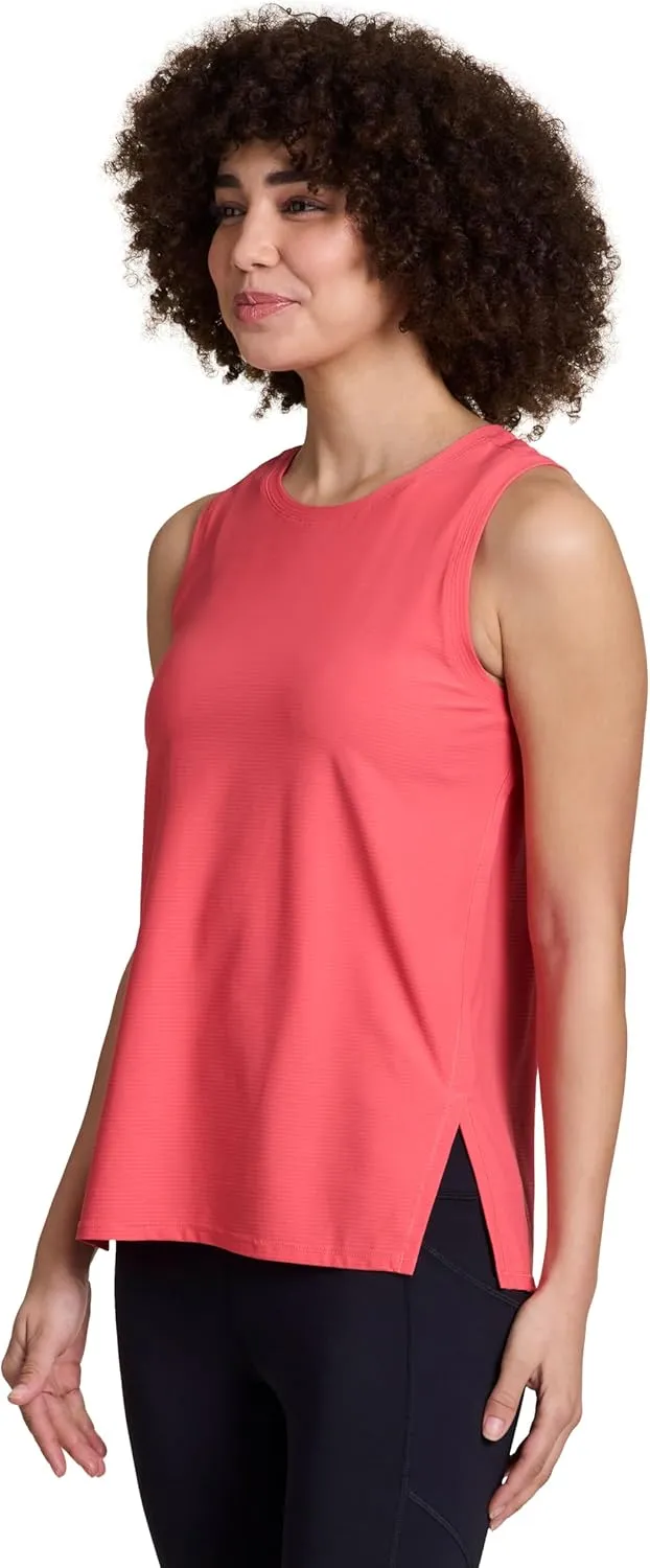 RBX Active Women's Airy Breathable Workout Top, Lightweight Quick Drying Gym Tank Top with Side Vents