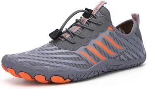 Recyphi Men’s Minimalist Barefoot Beach Shoes Athletic Hiking Shoes for Swimming Water Yoga Surf Outdoor Sports