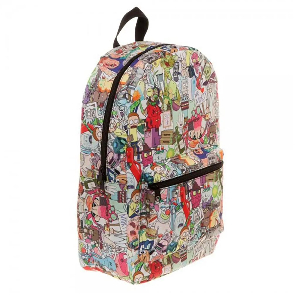 Rick and Morty Sublimated Backpack