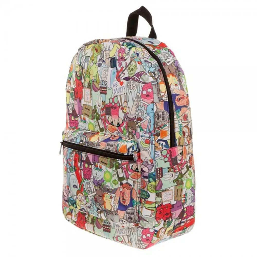 Rick and Morty Sublimated Backpack