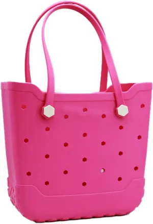 Rubber Beach Tote Bag for Men & Women, Waterproof Beach Bags EVA Travel Tote for Sports Outdoor Beach