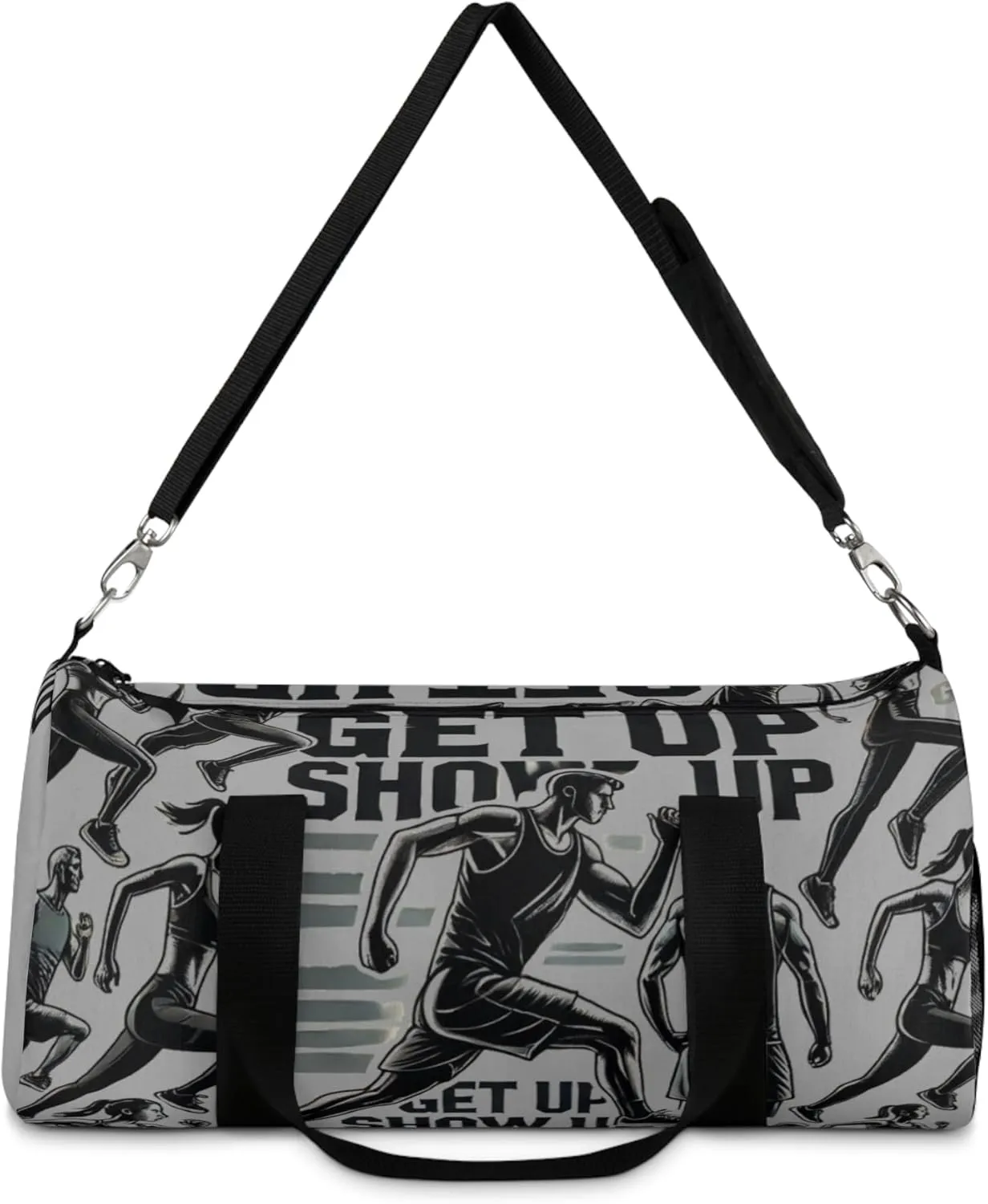 Runner edition light grey duffle | The Grind gym bag built for movement and clean focus