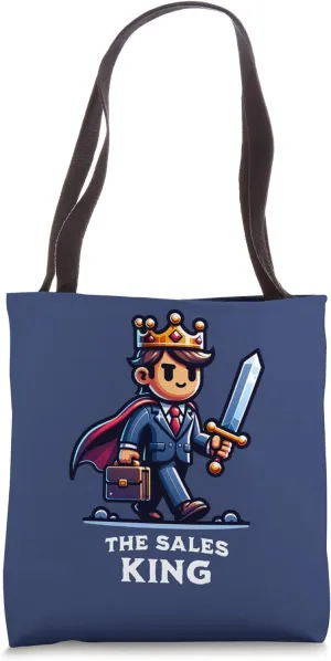 Sales King Business Salesman Agent Marketer Professional Tote Bag