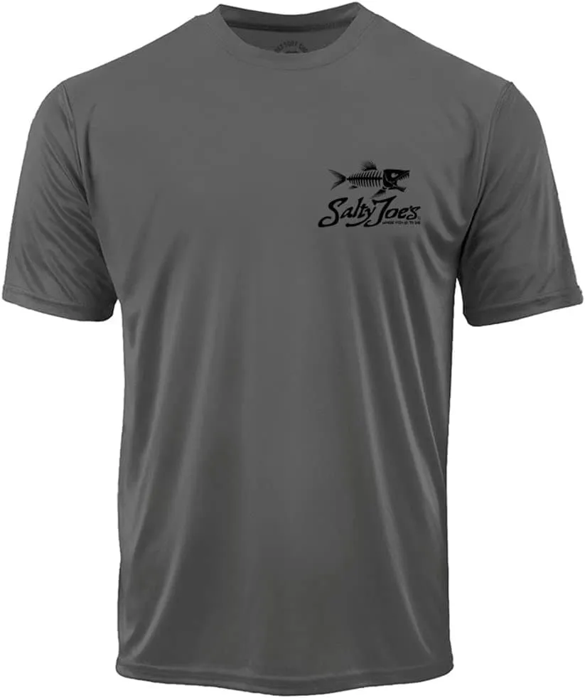 SALTY JOES Moisture Wicking Graphic Workout Shirt in Regular, Big & Tall
