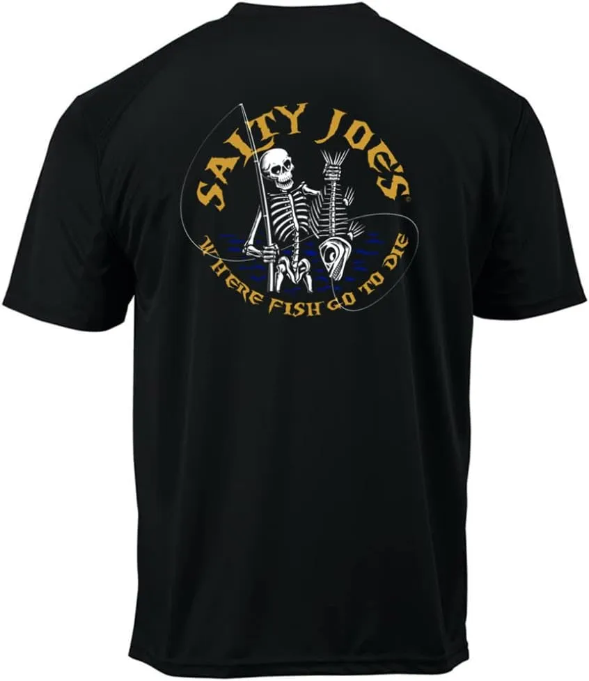 SALTY JOES Moisture Wicking Graphic Workout Shirt in Regular, Big & Tall