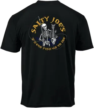 SALTY JOES Moisture Wicking Graphic Workout Shirt in Regular, Big & Tall